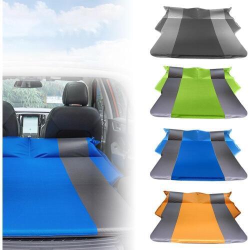 1pc Car Automatic Air Bed SUV Trunk Travel Air Bed Mattress Portable Camping Outdoor Mattress Support For 2-3 People