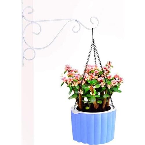 1PC Hanging Plants Bracket European Style Wall Planter Hooks Flower Pot Iron Lanterns Hanger for Garden Outdoor Indoor Patio
