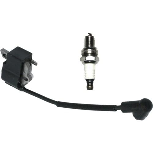 4144 400 1131 CMR6H Ignition Coil + Spark Plug fit for Stihl FS70R FC70 FC70C