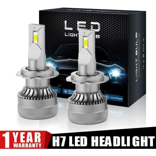 6000k mini LED Car Headlight bulb H7 H8 H1 H4 H9 LED headlight HB3 HB4 H11 9005 Auto fog head lamp LED Bulb for front lights