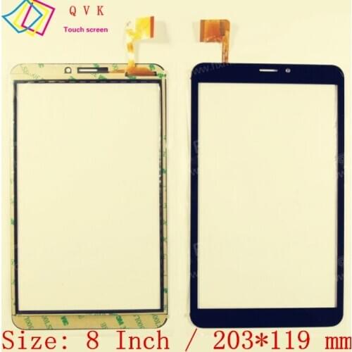 Black 8 Inch for Prestigio MultiPad pmt3618 4g Wize 3618 4g tablet pc capacitive touch screen glass digitizer panel
