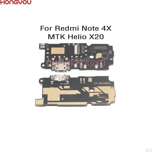USB Charge Dock Board Charging Socket Jack Port Plug Connector Flex Cable For Xiaomi Redmi NOTE 4X MTK Helio X20