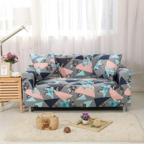 Geometry Living Room Sofa Covers Diamond Universal Sofa Slipcover Stretch Cover For Couch All-inclusive 1/2/3/4 Sofa Covers