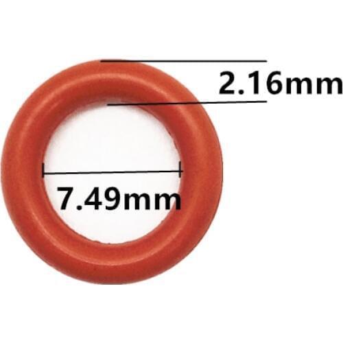 Hot wholesale 100pieces fuel injector orings for Mazda Mitsubishi size 7.49*2.16mm (AY-O2005)