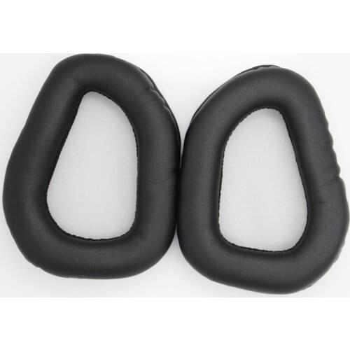 1 Pair Soft Ear Pads Replacement For Mad Catz F.R.E.Q.5/freq5 Headset Earpads Memory Foam Sponge Set Earmuff Black Ew