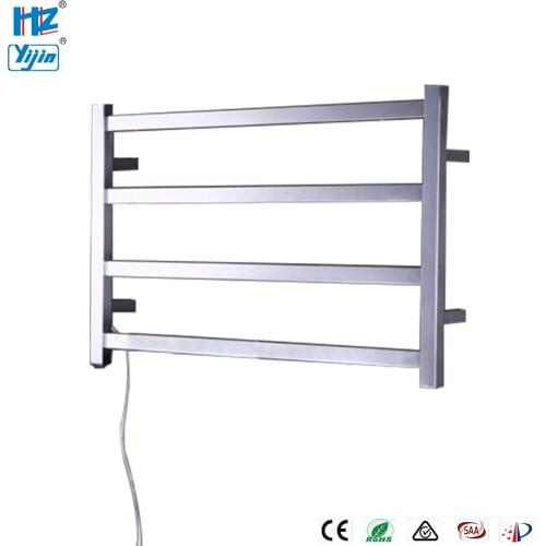 ARE Wall Mount Style Electrical Heated Towel Rack Stainless Steel Towel Drying Rails High Quality Bathroom Towel Warmer TW-RT3