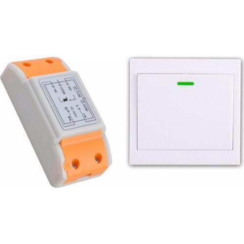 New 220 v 1 ch remote control switch 1 * receiver + 1 * transmitter new can paste the wall