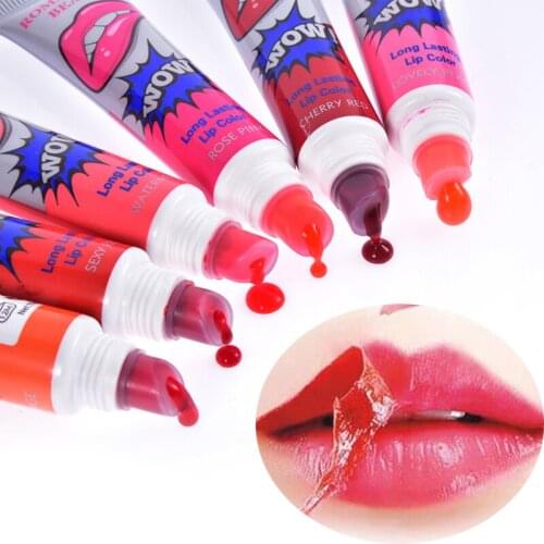 Sexy Amazing Peel Off Liquid Lipstick Waterproof Long Lasting Lip Gloss Mask Moisturizer Makeup Tear Pull Lip Lint Makeup Lip