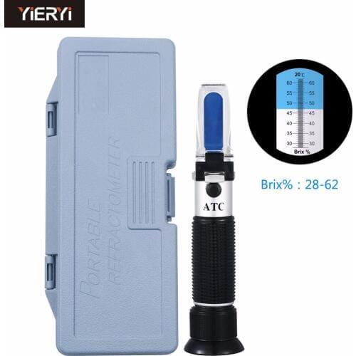 Brix Meter Refractometer Hand-held Sugar Meter 28-62% Sugar Meter High-precision Fruit Sugar Meter