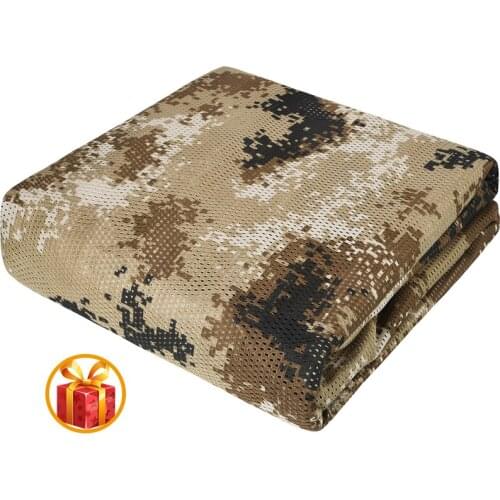 1.5M Width Desert Digital Camouflage Netting Awning Cover Mesh Fabric Cloth Shade Net Outdoor Courtyard Decoration Awning Cover