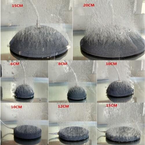 Bread type Oxygen Pump Hydroponics Diffuser Fish Tank Bubble High-temperature sintering Air Stone Aerator Pump Accessories