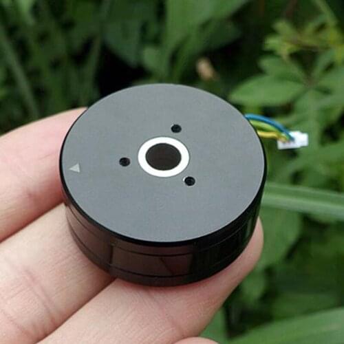 Three-phase brushless motor with Limit Block 320 Degree Robotic Brushless Motor Hollow Shaft NdFeB Magnetic Outer Dia 34.5mm