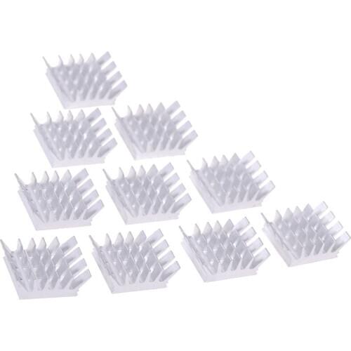 10pcs Radiator Aluminum Heatsink Computer Cooler Radiator Heat Sink For Motherboard DDR VGA RAM Memory IC Chipset Cooler