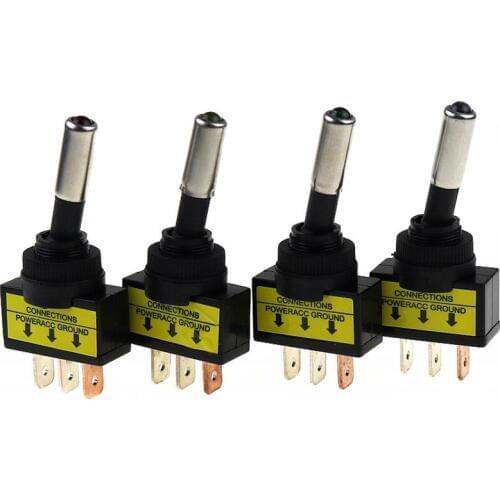 12V 20A Car LED Light Toggle Switch 3 Pin SPST ON/OFF Rocker 62*26*12mm