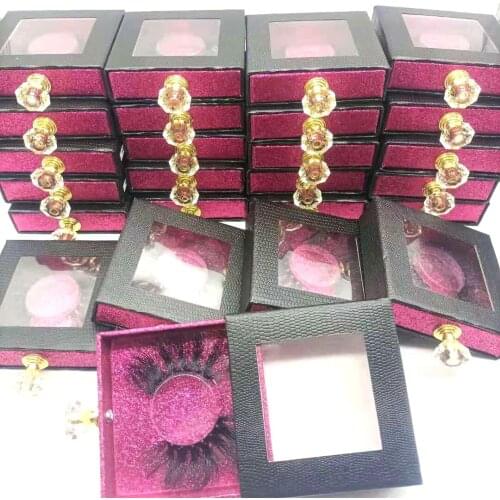 25mm Mink Eyelash Drawer Box Real Mink Eyelashes Wholesale Fluffy Mink Eyelashes Soft Hot Sale Mink Eyelashes