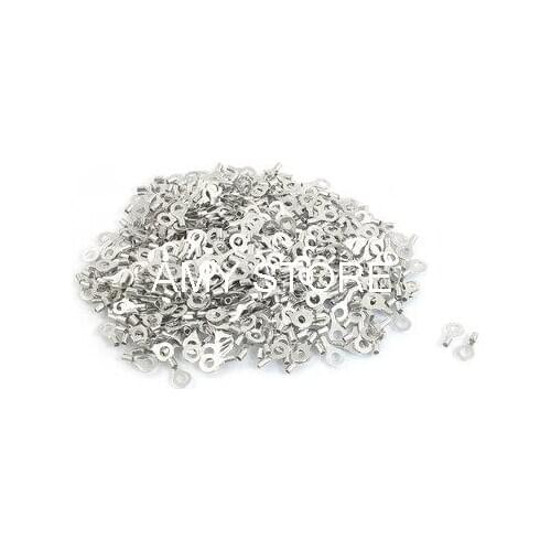 4mm Ring Dia 19A Non-insulated Terminals for 22-16 AWG