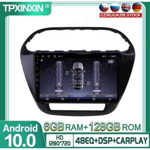6+128G Android 10.0 For TATA TIAGO Car Multimedia Player GPS Navigation Headunit Auto Radio Audio Stereo Tape Recorder Carplay