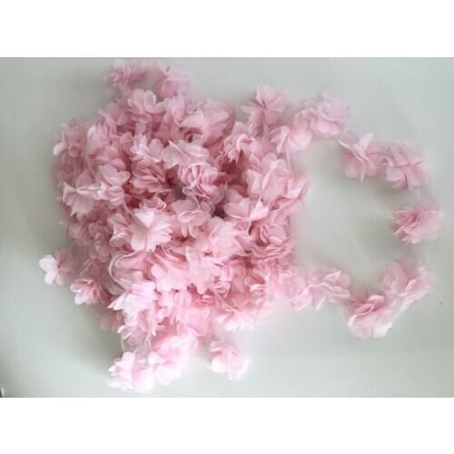 Beads Laser Cut flower Ribbon decoration artificial flower искусственный цветок