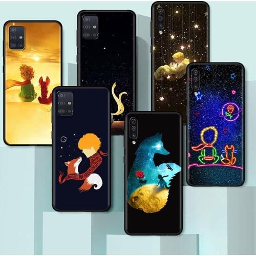 The Little Prince And Fox Cover for Samsung Galaxy A50 A10 A70 A20e A30 A40 A20s A10s A10e A80 A90 A51 5G Cell Phone Case Coque