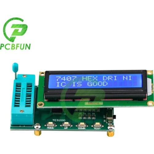 Digital IC Tester Integrated Circuit Tester 74 Series 40Series IC Logic Gate Testing TES200 Precision Integrated Circuit Checker