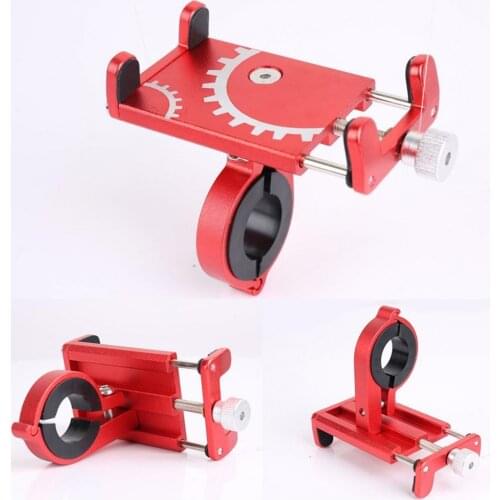 Aluminum Alloy Phone Holder Rotation Adjustable Bike Bicycle Mirror Handlebar Mount Mobile Phone Stand Holder suporte celular