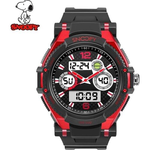SNOOPY KIDS Military Watch 50m Waterproof Wristwatch LED Quartz Clock Sport Watch CHILD relogios masculinoSport Watch S Shock