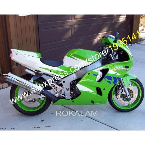 For Kawasaki NINJA ZX6R 94 95 96 97 ZX-6R ZX 6R 1994 1995 1996 1997 Green White Blue Aftermarket Motorcycle Fairing