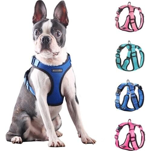 Dogs Vest Harnesses Saddle Type Small Medium Large Puppy Bag Leash Breathable Adjustable Dog Chest Collar Pet Supplies