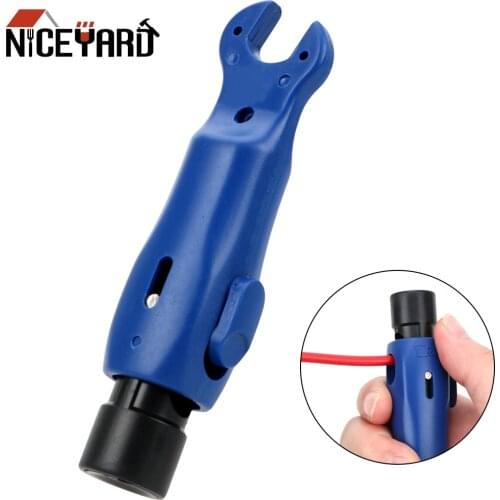 NICEYARD Multifunction Wire Cable Stripper Mini Portable Cutting Stripping Hand Tool With Hexagonal Wrench For RG59 RG6 RG7 RG11