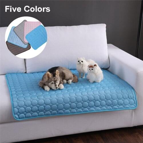 Summer Cooling Mats Ice Blanket Dog Pet Bed Mats For Dogs Cats Sofa Portable Tour Camping Yoga Sleeping Pet Accessories
