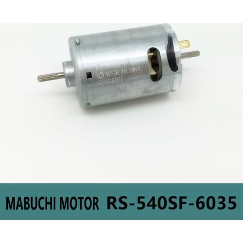 Mabuchi Motor Double Shaft Micro RS-540SF-6035 DC Motor Carbon Brush Electric DC 3V 6V 9V 12V 1.2A 22500RPM High Speed Power