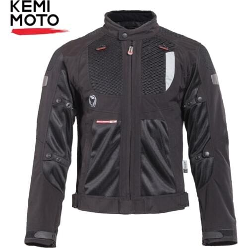 Adventure Motorcycle Jacket Moto Breathable Summer Protective Motorcycle Jacket Mesh Moto Racing Jackets Clothing Motorbiker