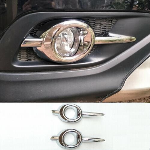 Fit for Honda CRV CR-V 2012 2013 2014 ABS Chrome Front Fog Light Lamp Trim Cover 2pcs/set