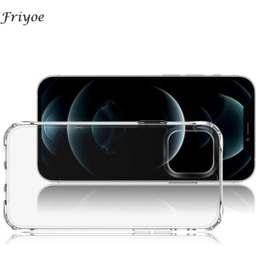 Shockproof Silicone Clear Phone Case For iPhone 11 XR Case Soft Back Cover For iPhone 11 12 13 Pro XS Max X Plus Case