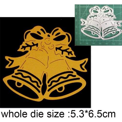 Christmas Bell Bow Metal Cutting Dies Stencils dies for DIY Scrapbooking dies Paper Craft Embossing Dies Cut Craft dies New 2021
