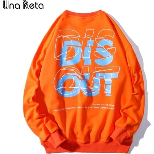 UnaReta Sweatshirts Men Autumn New Men Clothing Pullover Man Hoodies Harajuku Print Tops Loose Streetwear Plus Size Sweatshirt