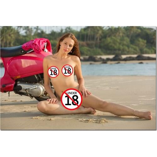 Adult Model Beautiful Lady Sexy Girl Outdoor Photo Wall Art Posters and Prints Canvas Painting For Living Room Decor