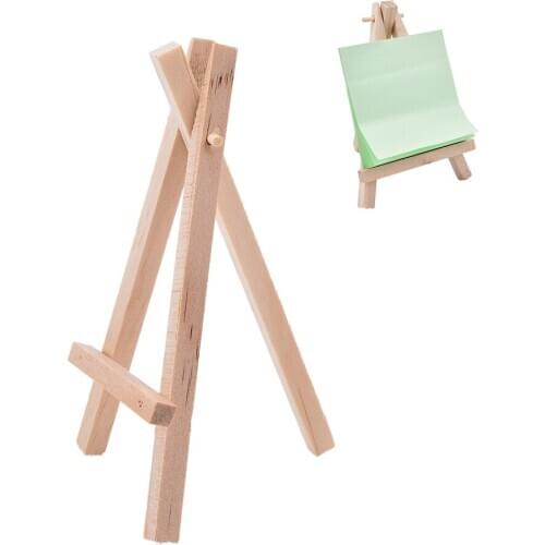 1Pcs 12.5*7cm Artist Wooden Easel Wood Wedding Table Card Stand Display Holder For Party Decoration Painting Easels