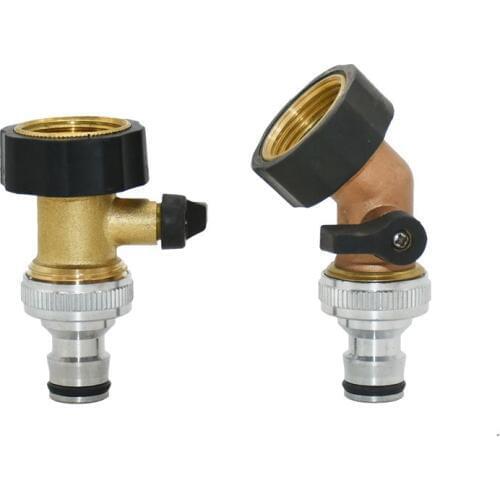 3/4 Female to 5/8 inch garden tap Brass 1way tap Irrigation valve Quick connector adapter 1pcs