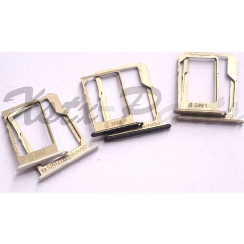 10Sets SIM Card Slot Holder for Samsung Galaxy A3 A5 A7 2015 Micro SD Card Slot Tray Socket Adapter Replacement Parts