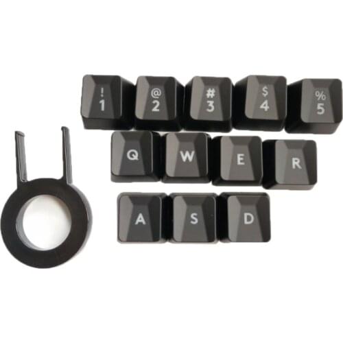 12Pcs Bump Keyboard Keycaps for logitech G413 G910 G810 G310 G613 K840 Romer-G Switch Mechanical Keyboard Backlit Keycap