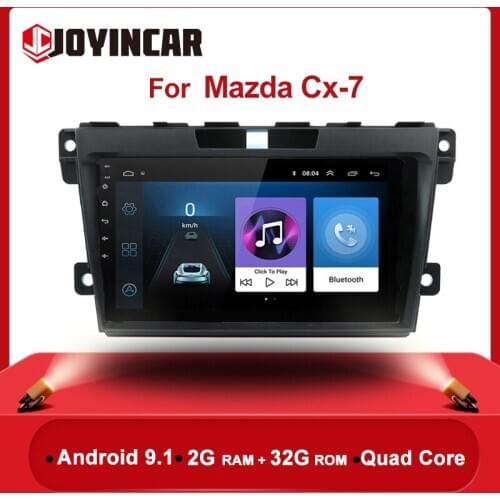 2 din Android 9.1 Car Radio GPS Navi For Mazda Cx-7 cx7 cx 7 2008 2009 2010 2011 2012-2015 9" HD Auto Stereo Multimedia Player
