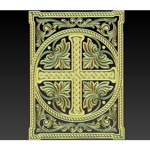 3D Model Medieval Art Wall Hanger Frame STL Model Relief for CNC Art Router 3D Printer Artcam Aspire