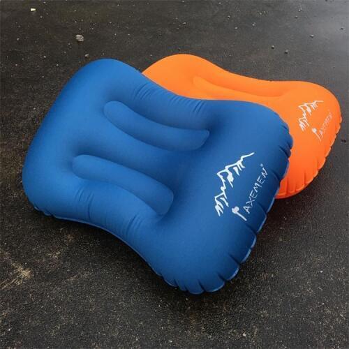 Axeman Outdoor Travel Ultralight Pillow Camping Inflatable Pillows TPU Travel Inflatable Pillow Cushion Floating Concave