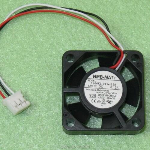 B84 NMB-MAT 1204KL-04W-B59 3010 30mm x 30mm x 10mm Cooler Cooling Fan DC 12V 0.12A 3Wire 3Pin Connector