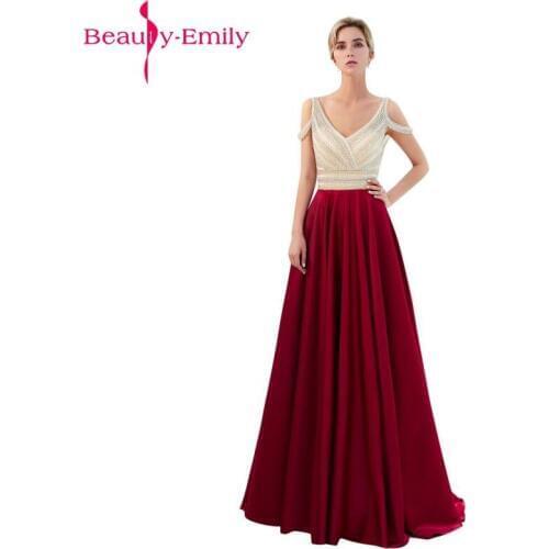 Beauty-Emily Womens Evening Chiffon Dresses