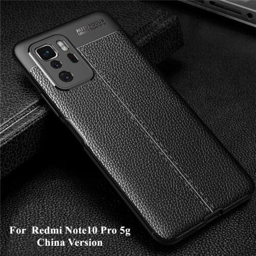 For Redmi Note10 Pro 5g Cover Case For Redmi Note10 Pro 5g Shockproof TPU Soft Leather Style Back Case For Redmi Note10 Pro 5g