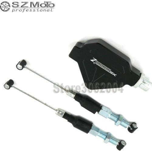 For KAWASAKI Z1000SX Z1000 SX 2011 - 2014 2013 2012 Green Motorcycle Accessories Stunt Clutch Lever Easy Pull Cable System CNC