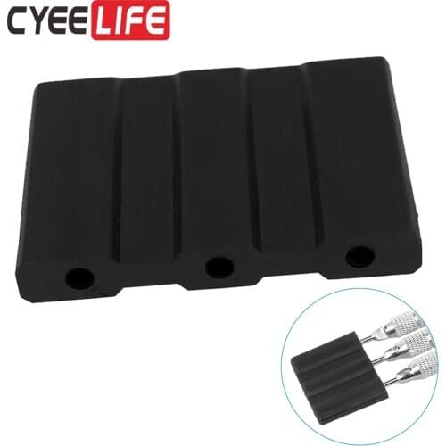 Cyeelife 10pcs dart insert plate stab resistant dart tool accessories black steel needle insert plastic plate