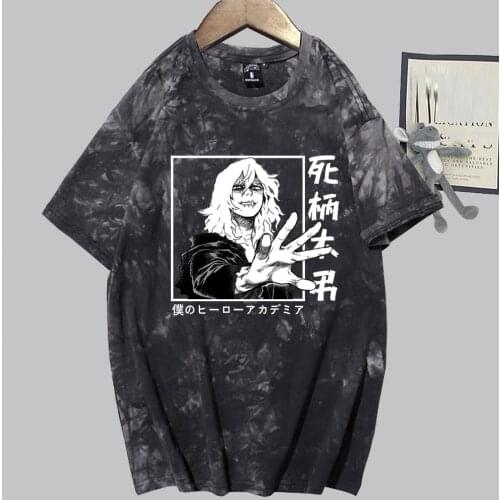 Anime My Hero Academia Shigaraki Tomura Tshirt Hip Hop Short Sleeve Unisex Tees